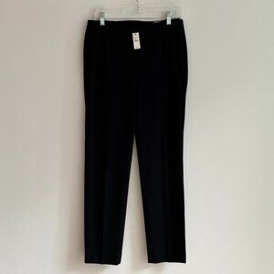 Talbots Straight-Leg Bi-Stretch Pants – Size 6 – Color Black – NWT!!!